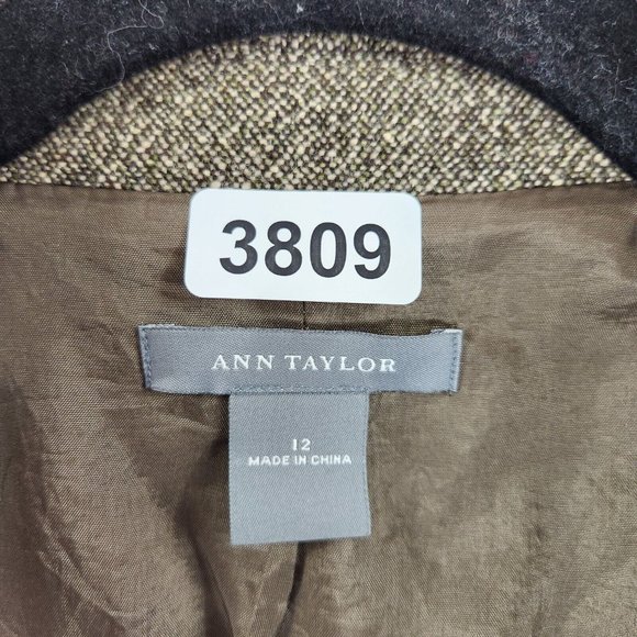 Ann Taylor Brown Tweed Blazer - Picture 5 of 9